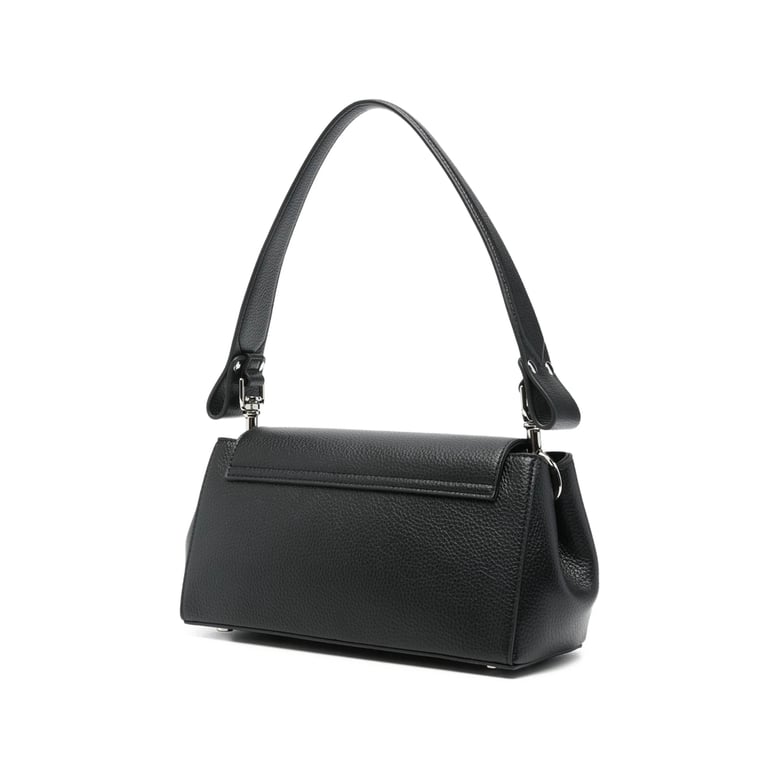 shoulder bag black grained texture by Selfnex