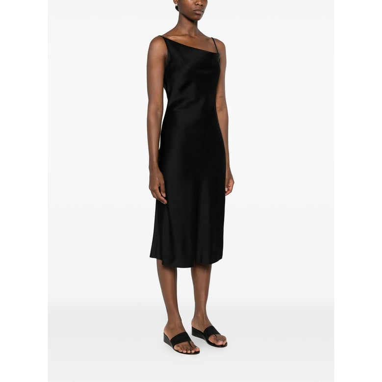 dress black satin by Selfnex