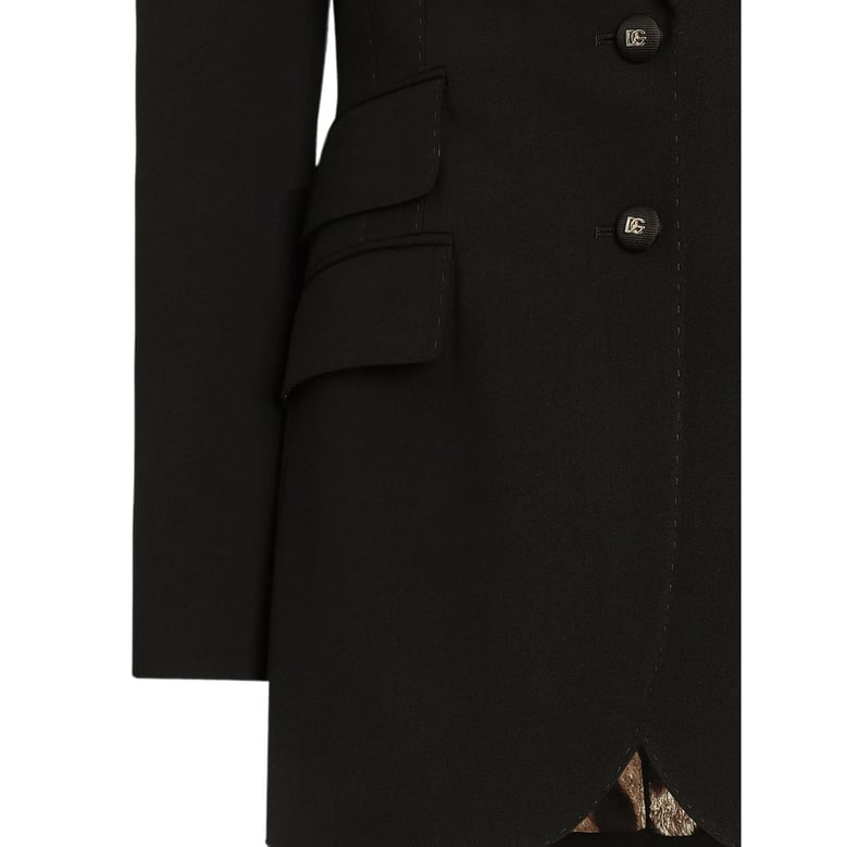 blazer black satin lining by Selfnex