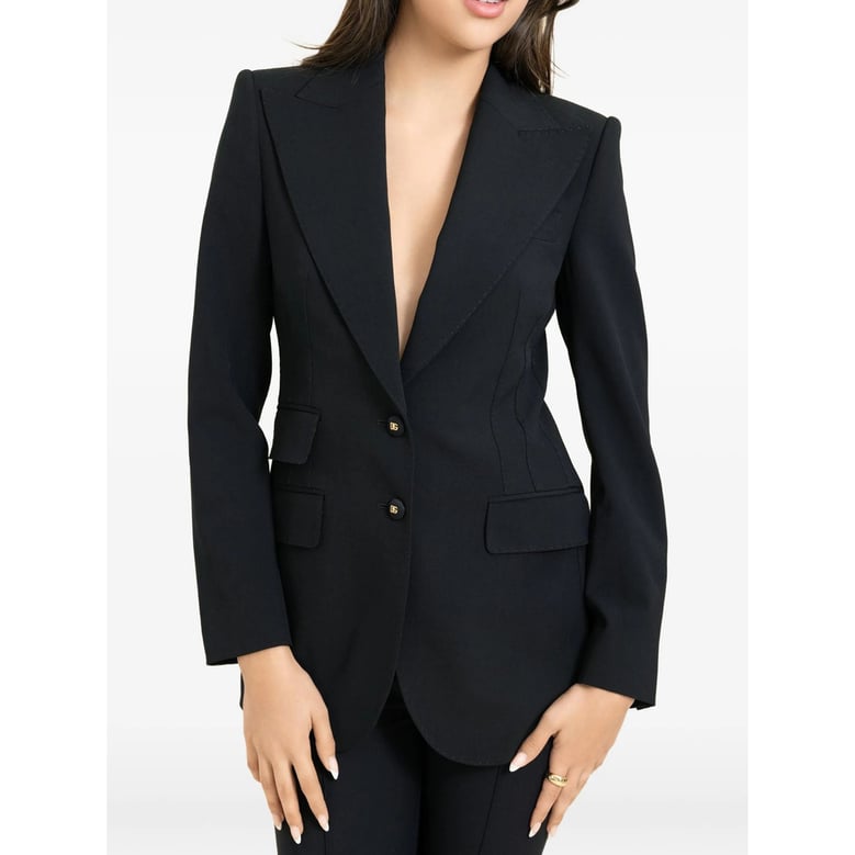 blazer black satin lining by Selfnex