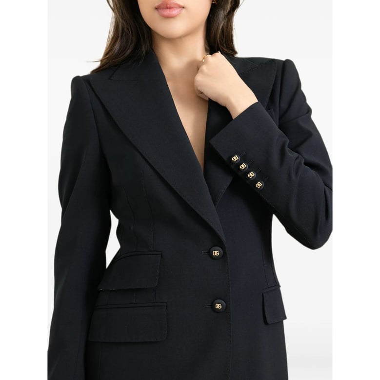 blazer black satin lining by Selfnex