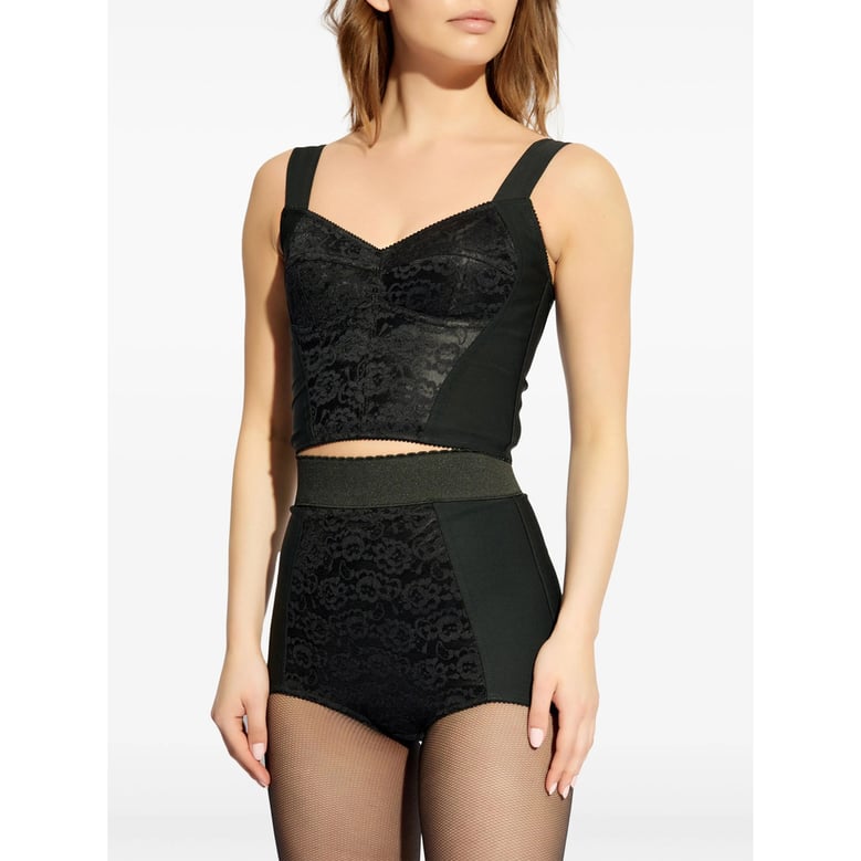 top stretch-jersey black by Selfnex