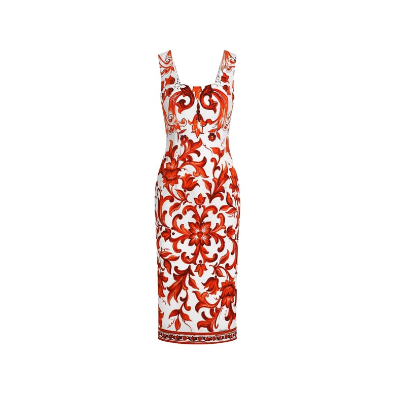 dress white/red by Selfnex