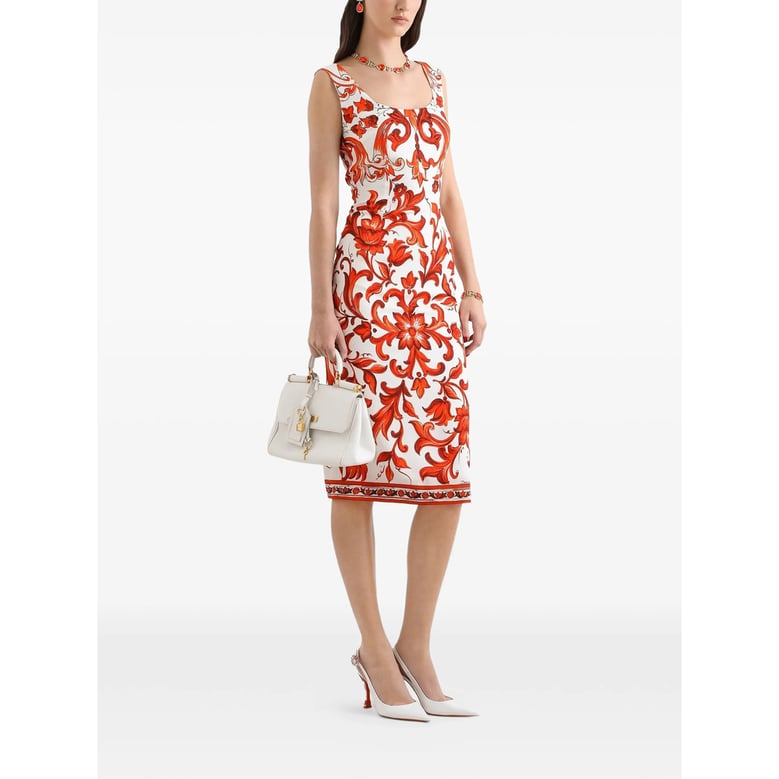 dress white/red by Selfnex