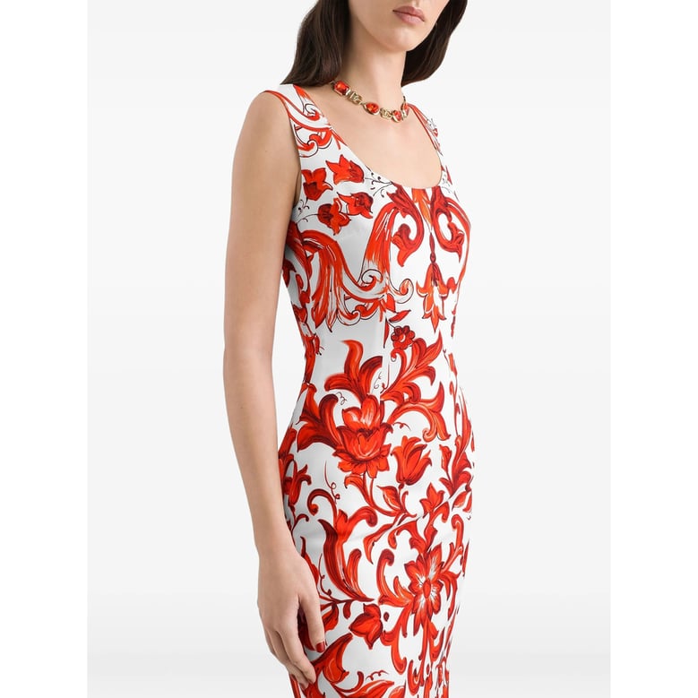 dress white/red by Selfnex