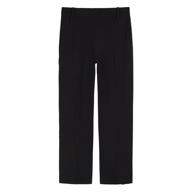 straight trousers black by Selfnex