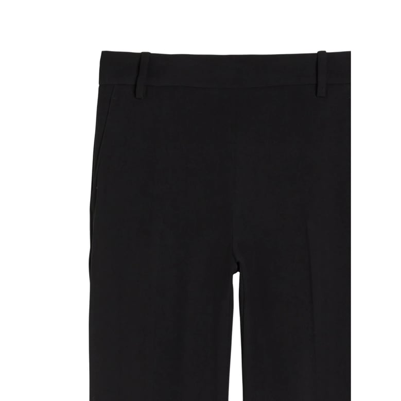straight trousers black by Selfnex
