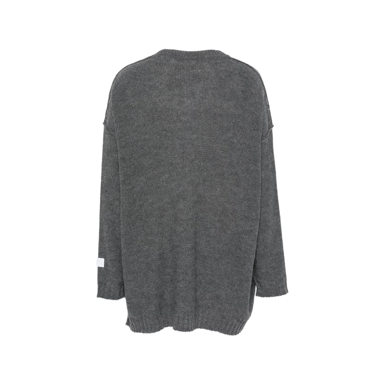 sweater v-neck grey by Selfnex