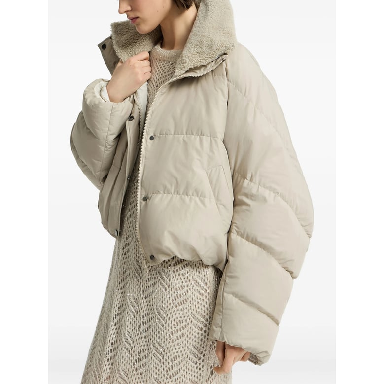 puffer jacket neutrals by Selfnex