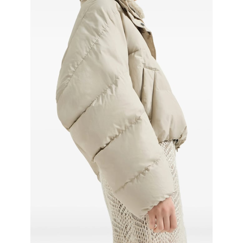 puffer jacket neutrals by Selfnex
