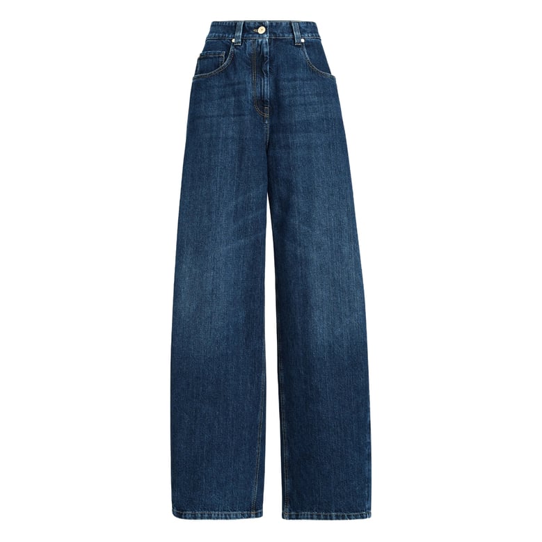 wide-leg jeans blue by Selfnex