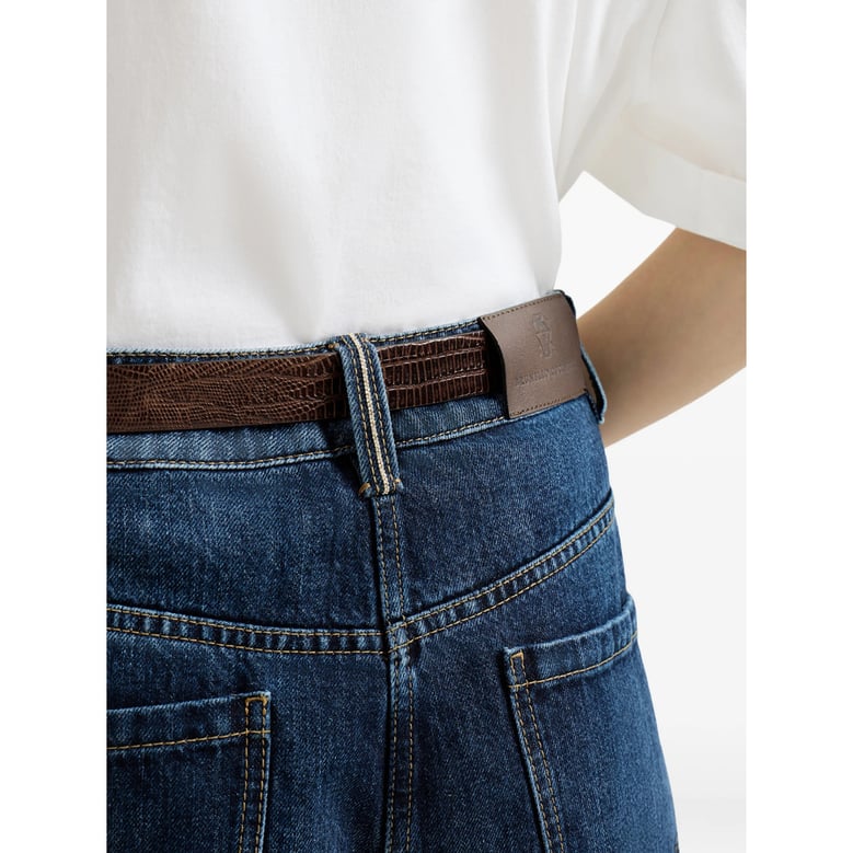 wide-leg jeans blue by Selfnex