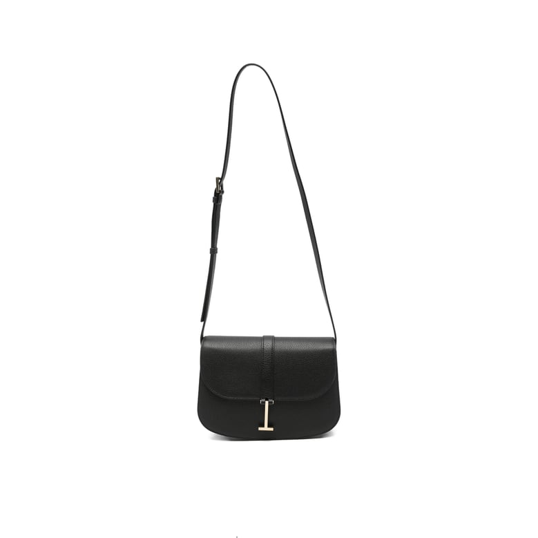 shoulder bag black leather by Selfnex