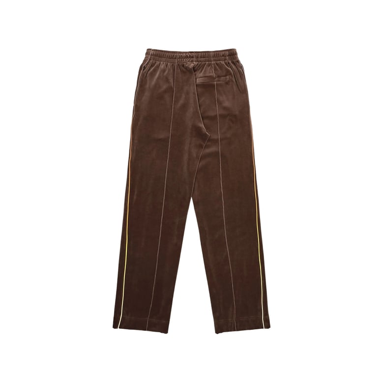track pants brown velour by Selfnex