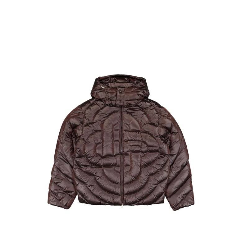 quilted jacket brown by Selfnex