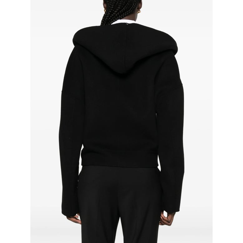 jacket oversized virgin wool black by Selfnex