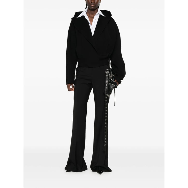 jacket oversized virgin wool black by Selfnex