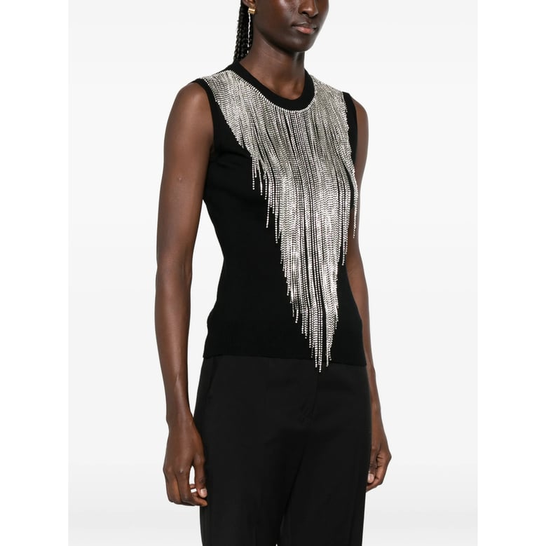 top in virgin wool, black by Selfnex
