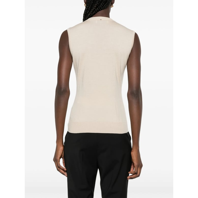 sleeveless top in virgin wool by Selfnex