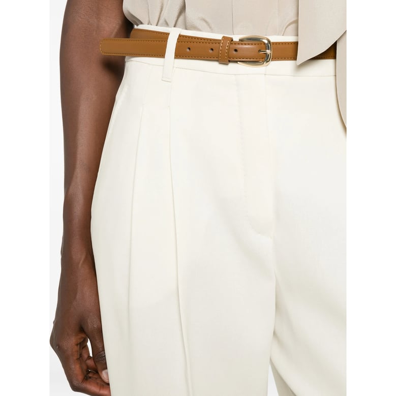 trousers pleated cotton by Selfnex