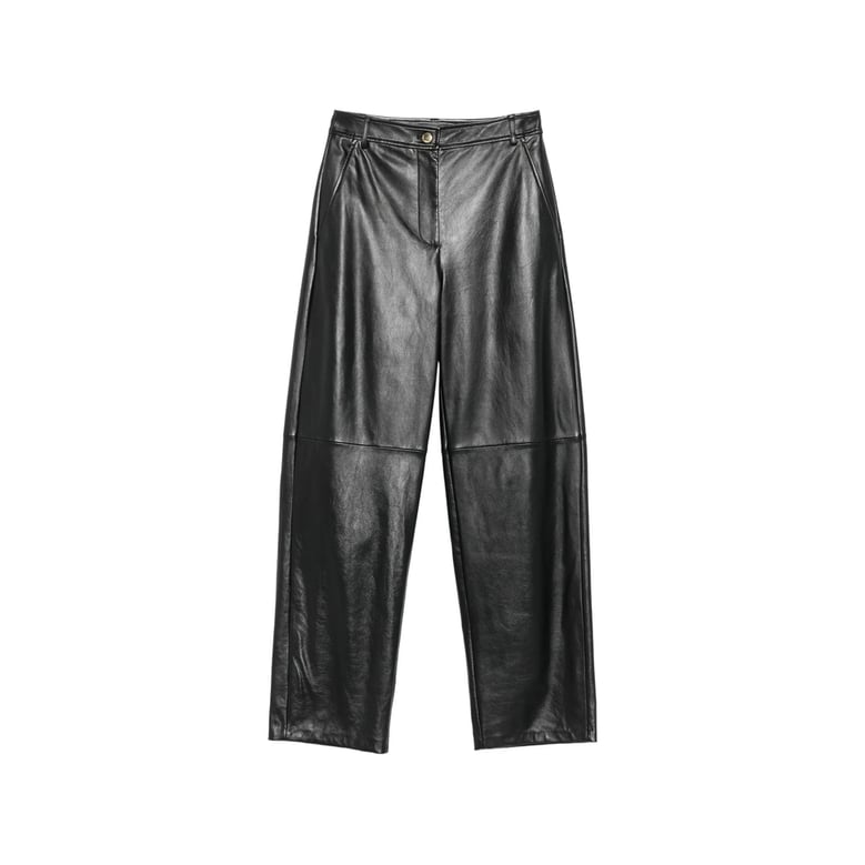 leather trousers lambskin black by Selfnex