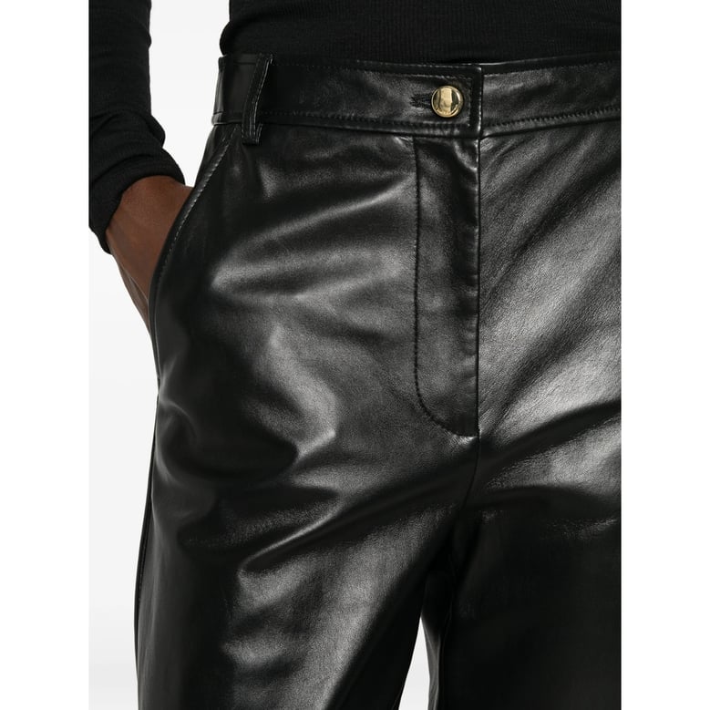 leather trousers lambskin black by Selfnex