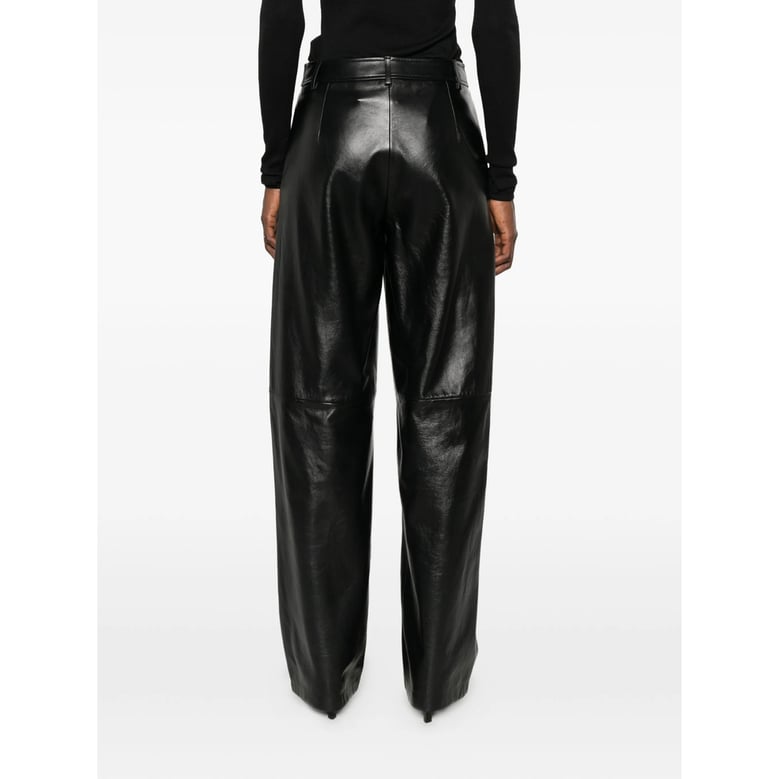 leather trousers lambskin black by Selfnex