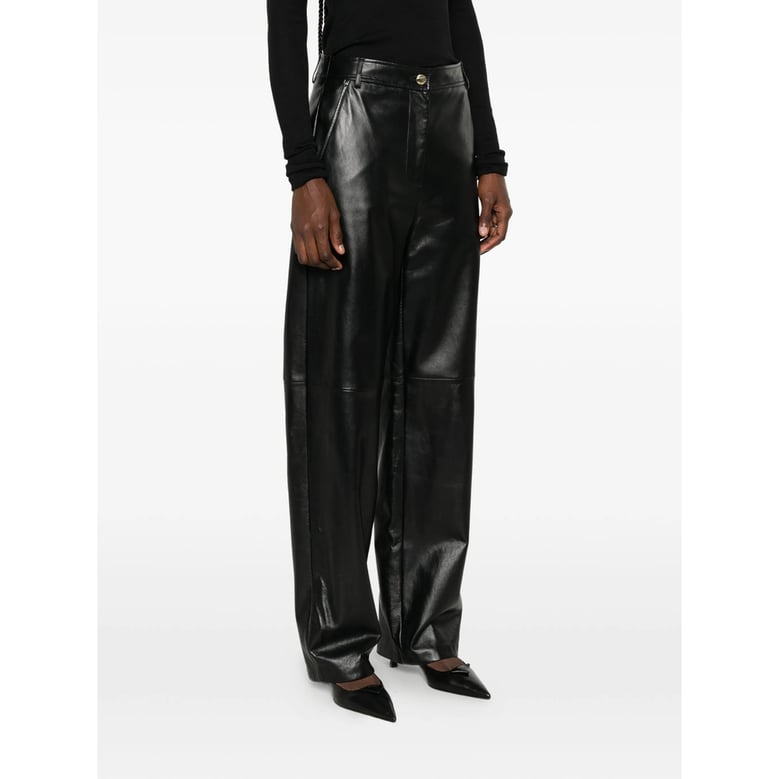 leather trousers lambskin black by Selfnex