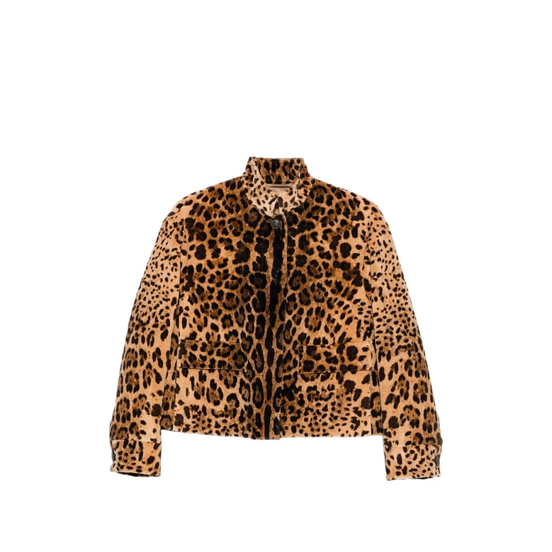 coat brown leopard print by Selfnex
