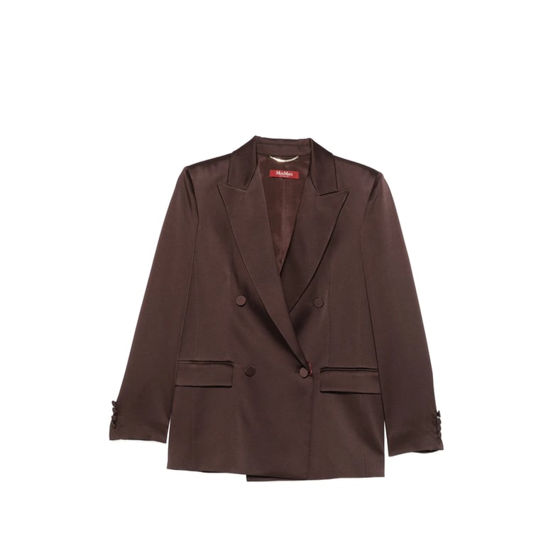 double-breasted blazer brown by Selfnex