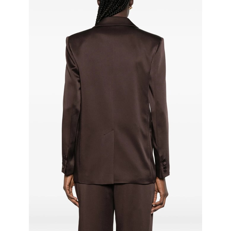 double-breasted blazer brown by Selfnex