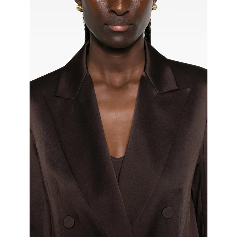 double-breasted blazer brown by Selfnex
