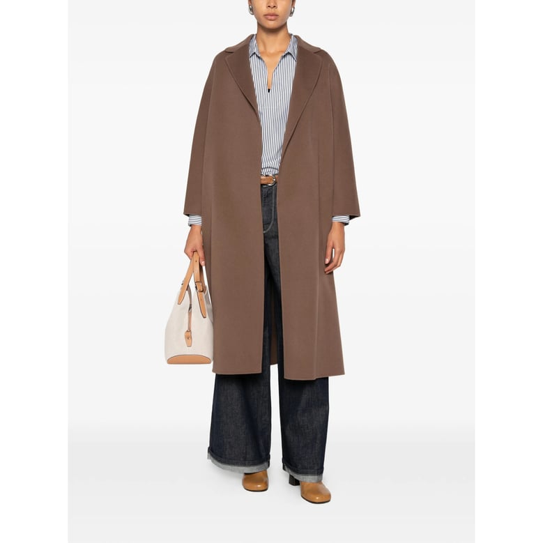 coat virgin wool brown by Selfnex