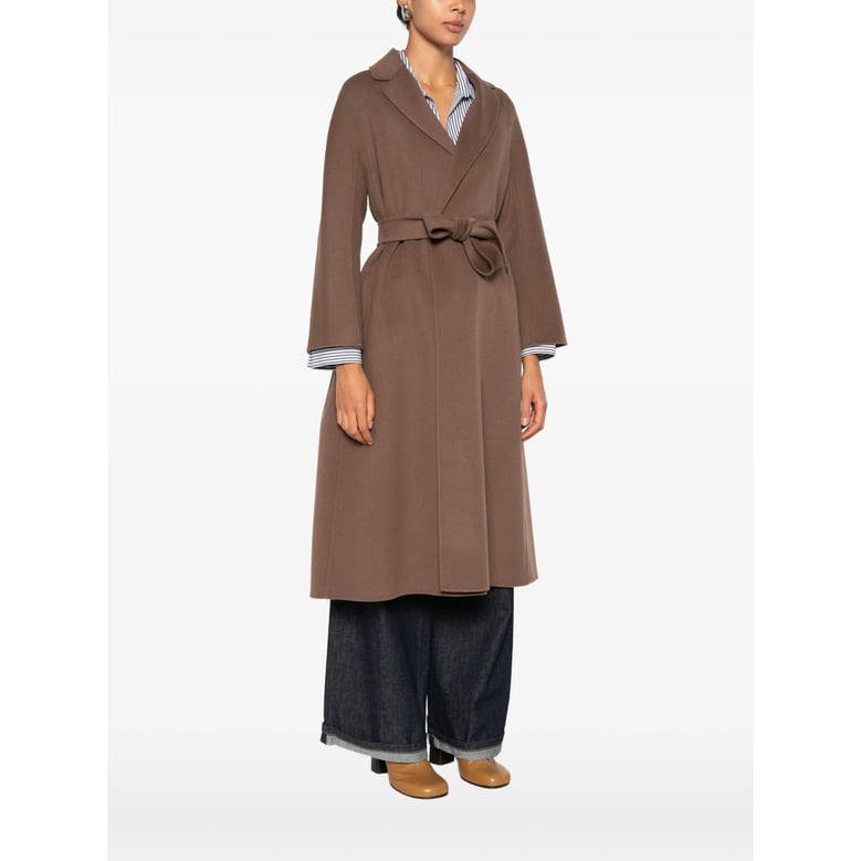 coat virgin wool brown by Selfnex