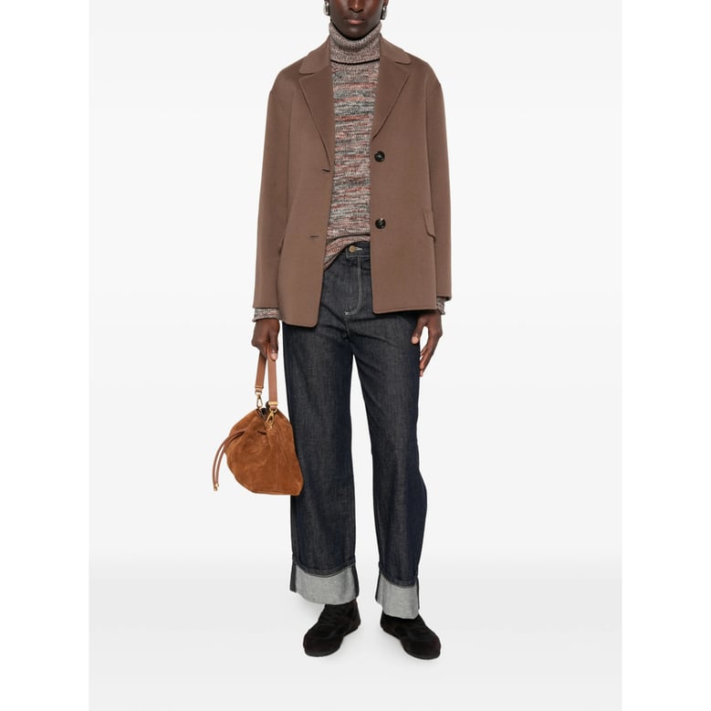 jacket in brown by Selfnex