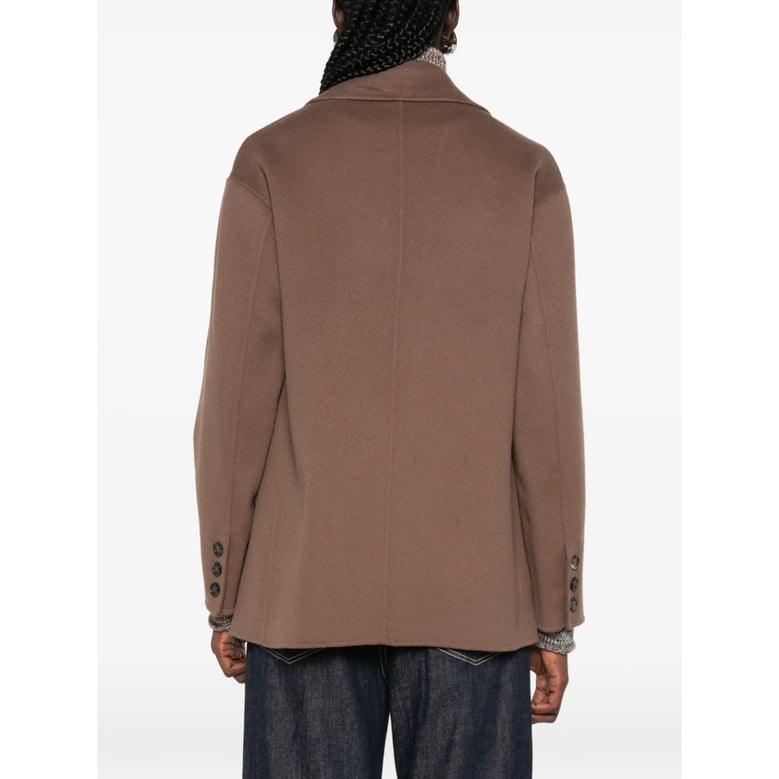 jacket in brown by Selfnex