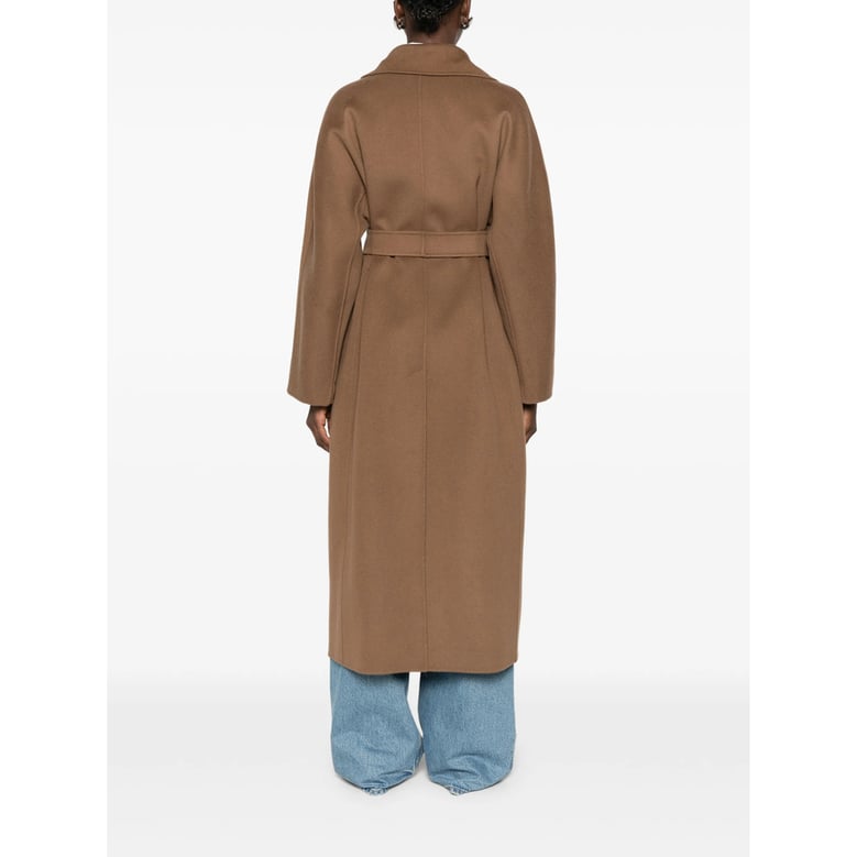 coat penelope brown virgin wool by Selfnex