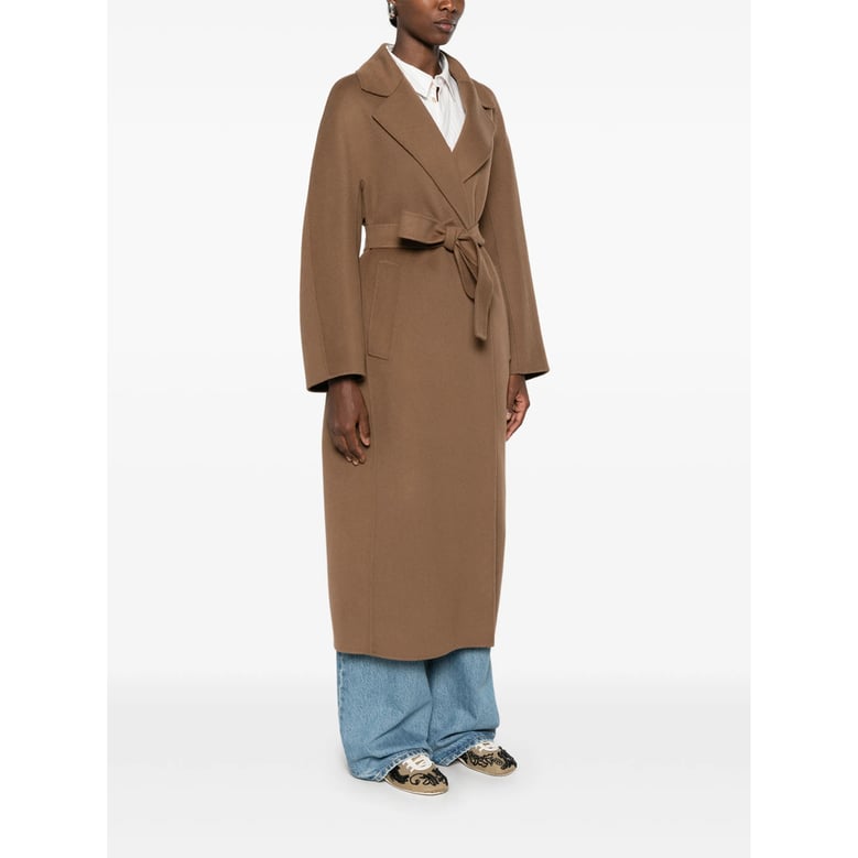 coat penelope brown virgin wool by Selfnex