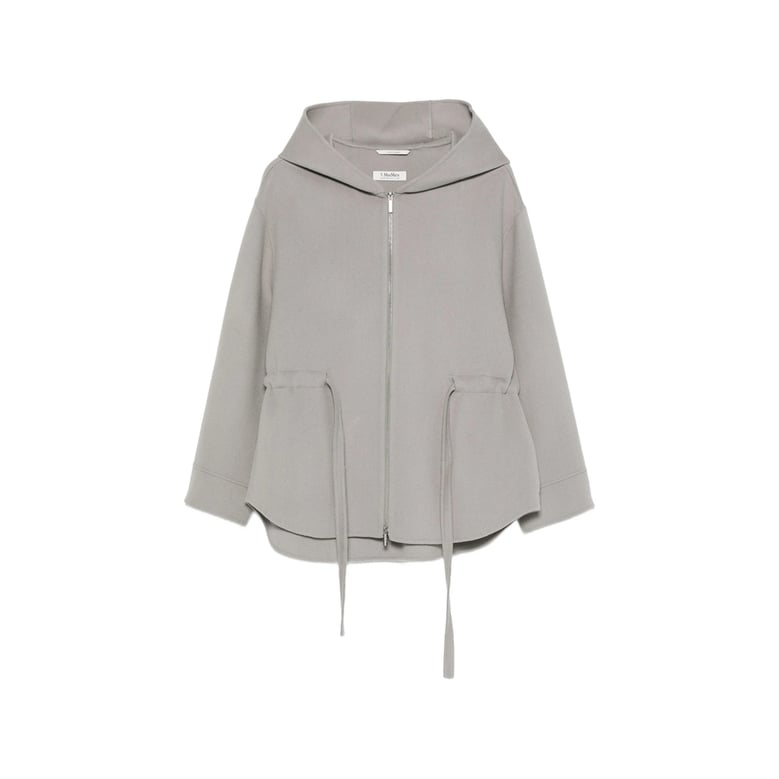 hooded wool jacket grey by Selfnex