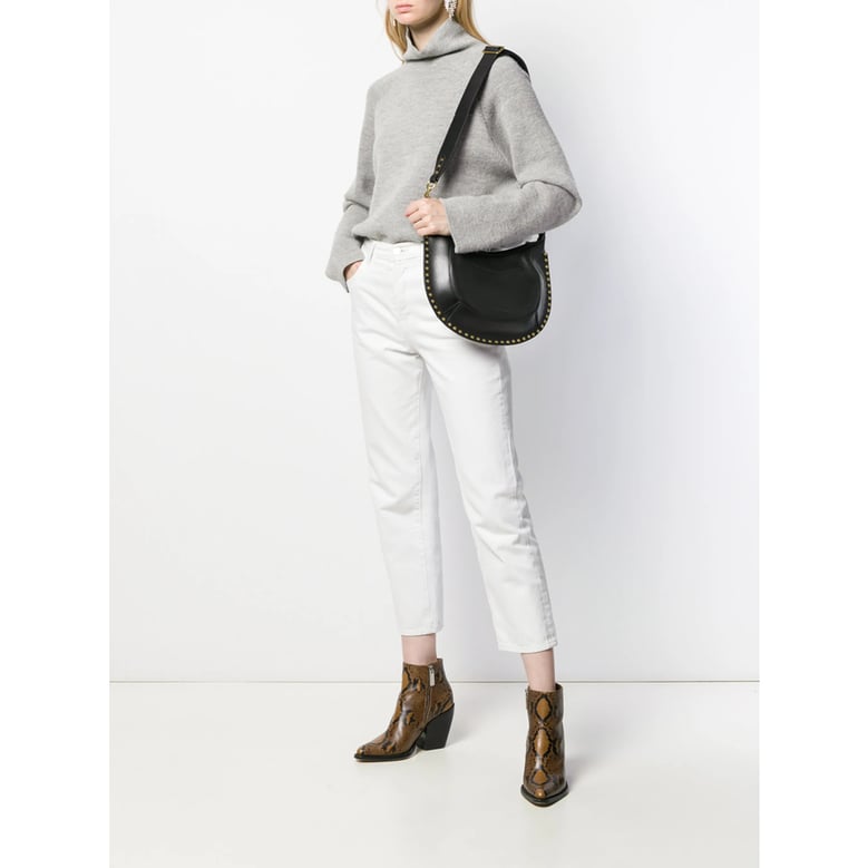 shoulder bag calf leather black by Selfnex
