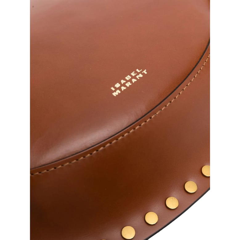 shoulder bag chocolate brown calf leather by Selfnex