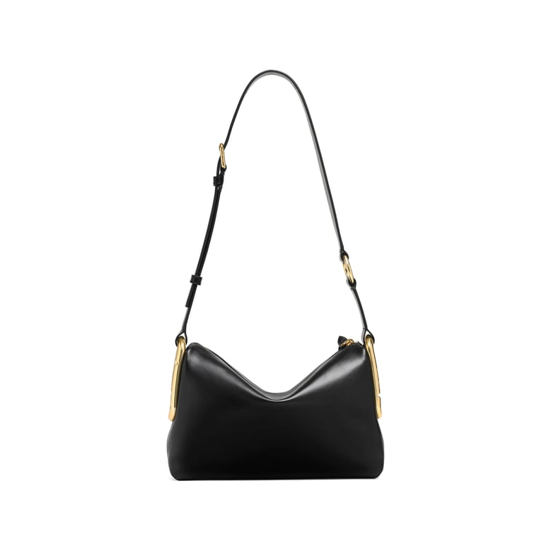 shoulder bag calf leather black by Selfnex