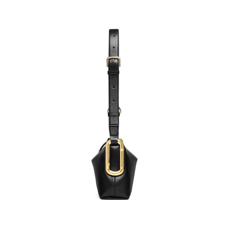 shoulder bag calf leather black by Selfnex