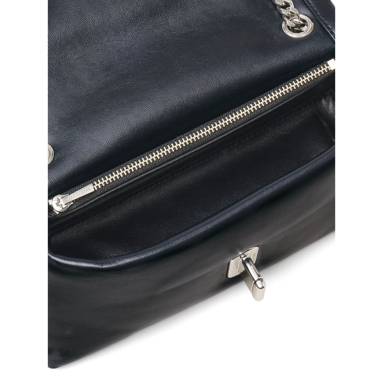 leather shoulder bag black by Selfnex
