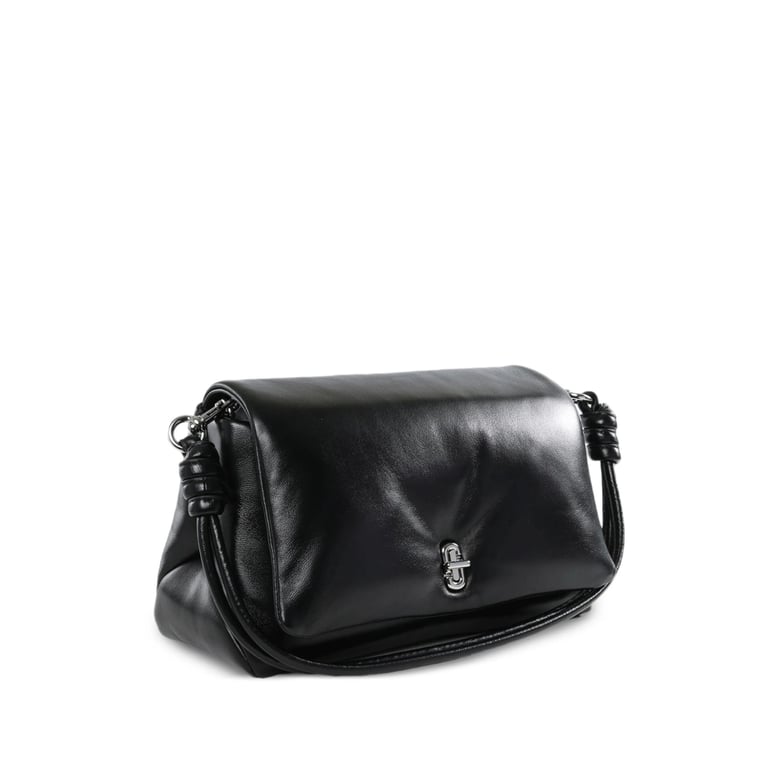 shoulder bag calf leather black by Selfnex