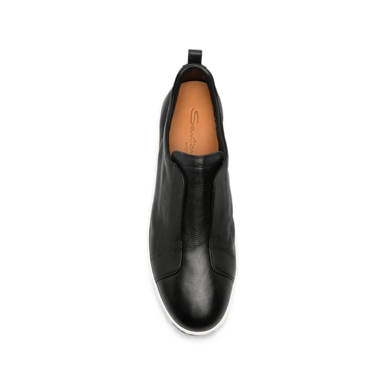 sneakers black calf leather by Selfnex