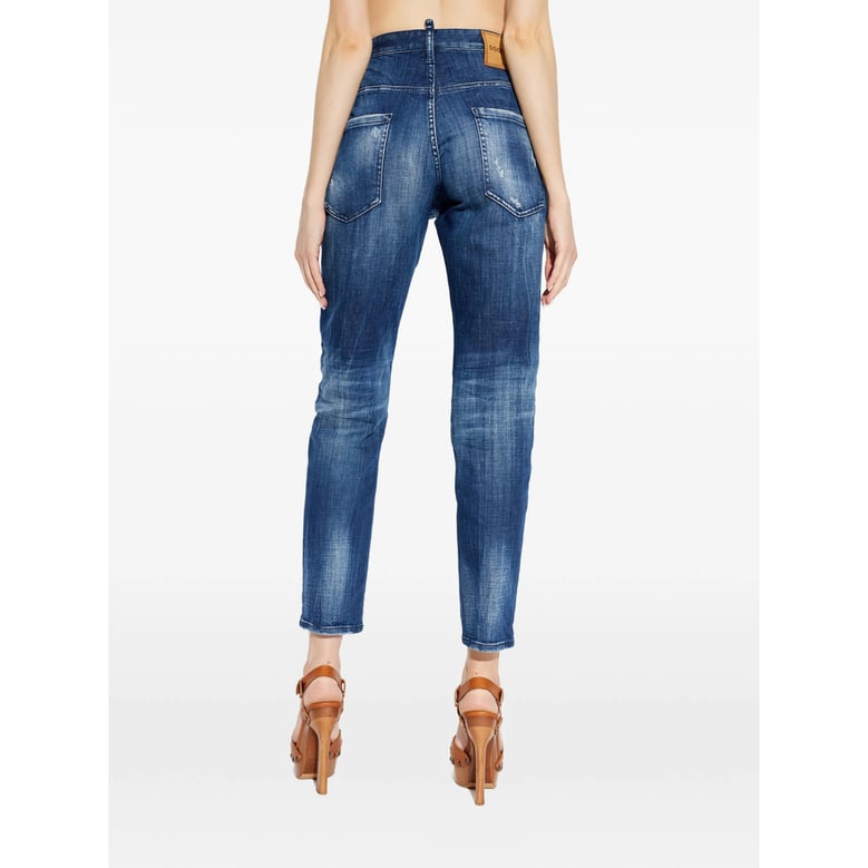 jeans straight-leg blue by Selfnex