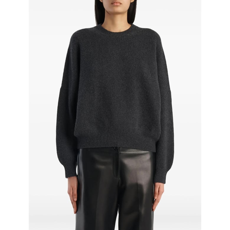 sweater charcoal grey cashmere by Selfnex