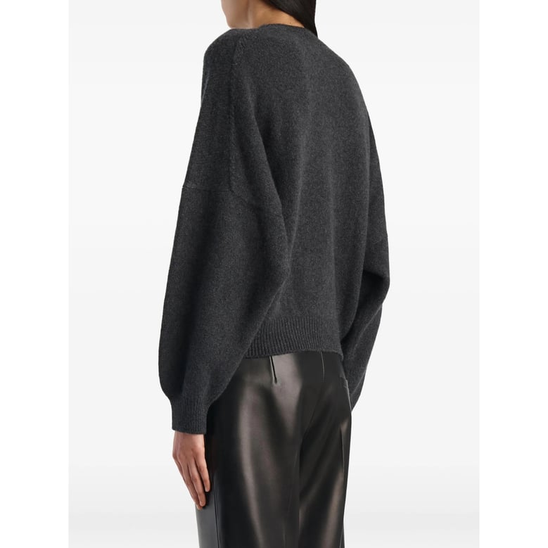 sweater charcoal grey cashmere by Selfnex