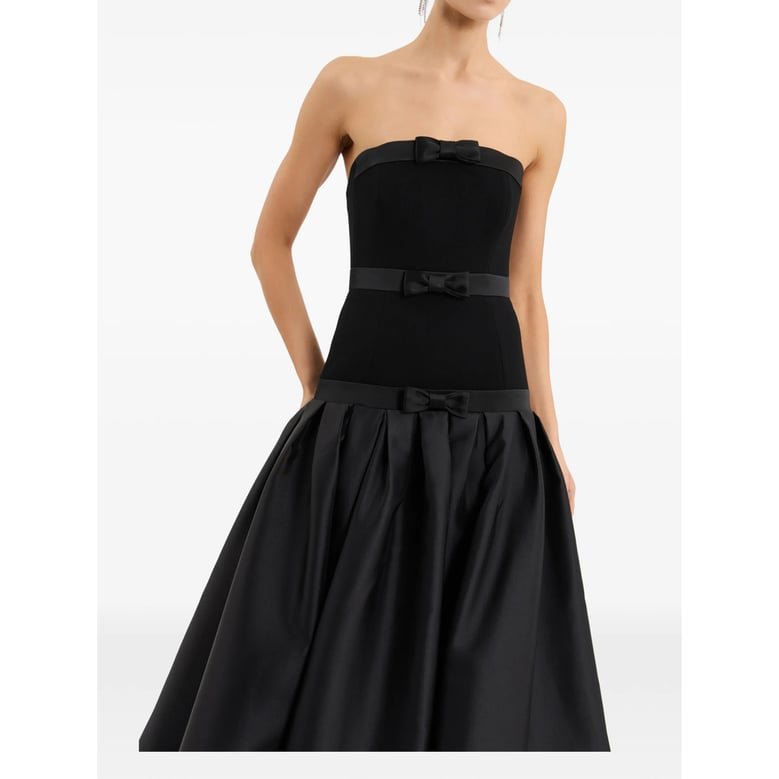 dress satin black by Selfnex